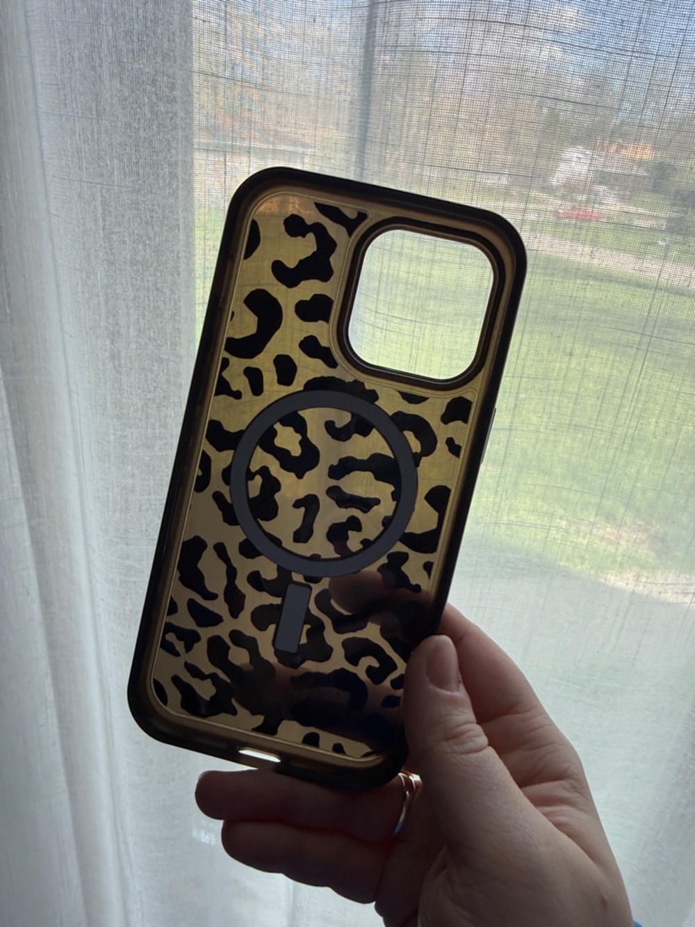 OtterBox Symmetry Clear MagSafe Case iPhone 14 Pro Max Leopard Animal Instinct - Picture 3 of 12